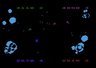 Screenshot of Asteroids M4