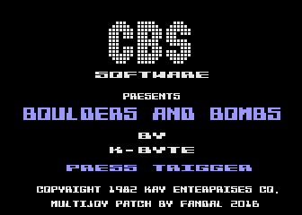 Screenshot of Boulders and Bombs M4