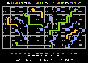 Screenshot of Snakes and Ladders M4