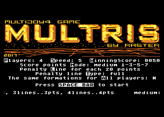 Screenshot of Multris 2k17